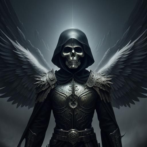 Epic Angel of Death Digital Matte Painting