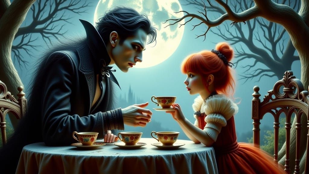 Vampire Dad and Daughter