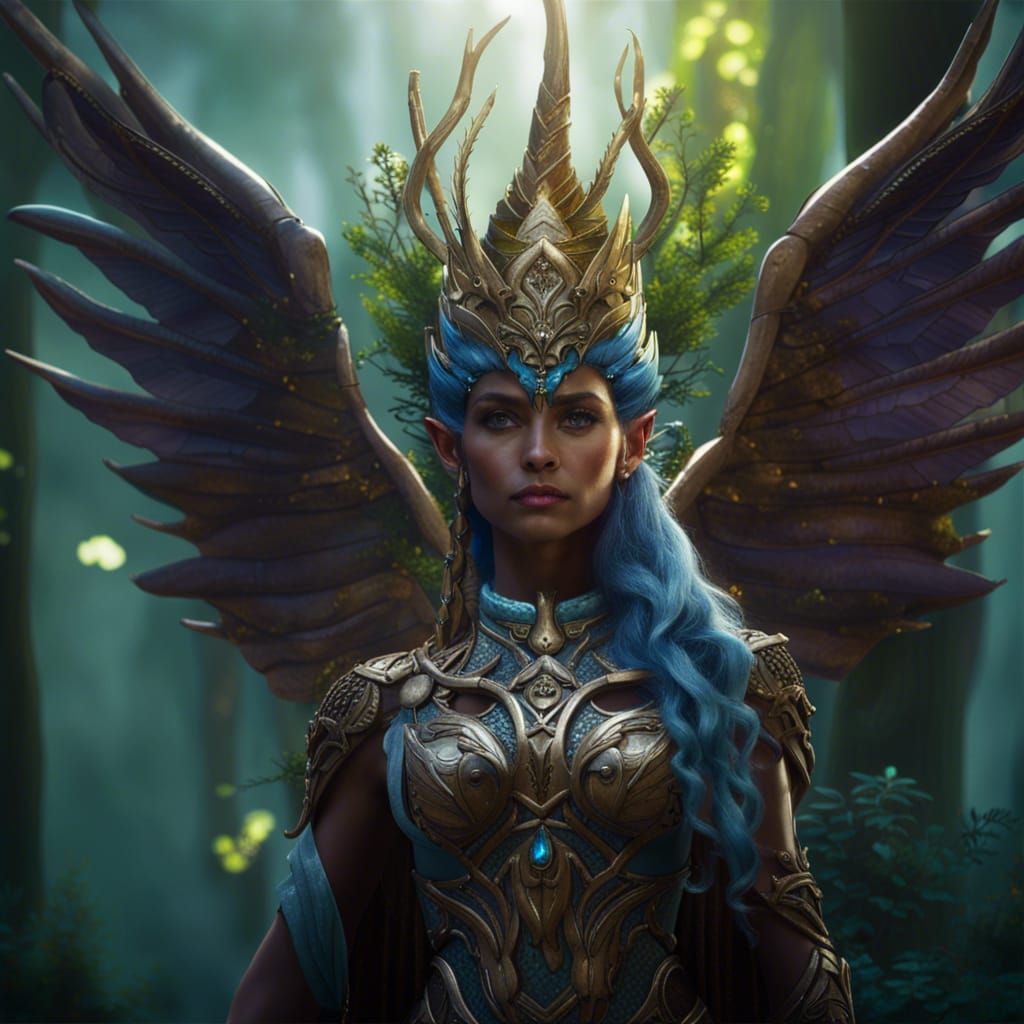 Forest Realm: Angelic Elf Goddess Empress