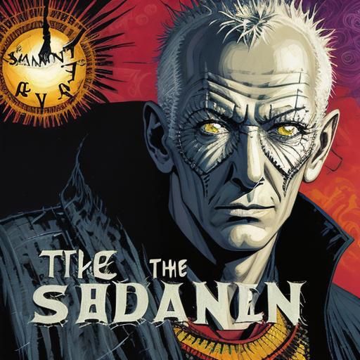 Surreal Cartography of The Dreaming in Comic Book Style