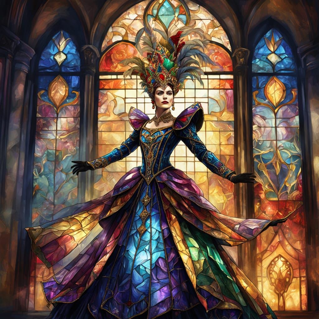 Venician glass dress