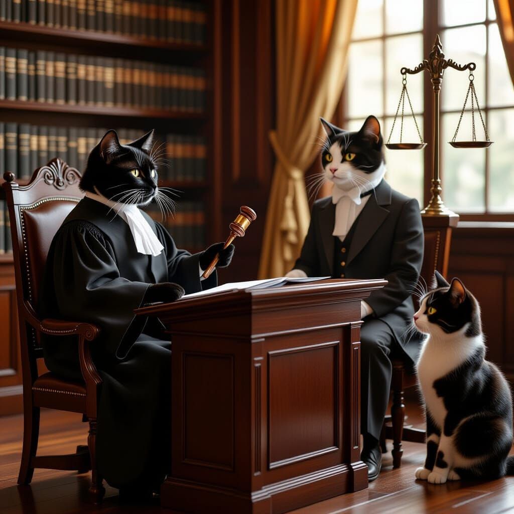 Cats in Court: A Cinematic Legal Drama
