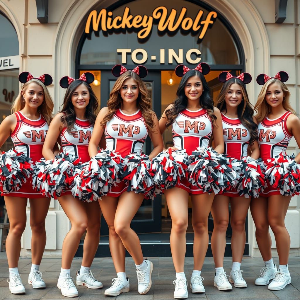 MickeyWolf Cheerleaders 3