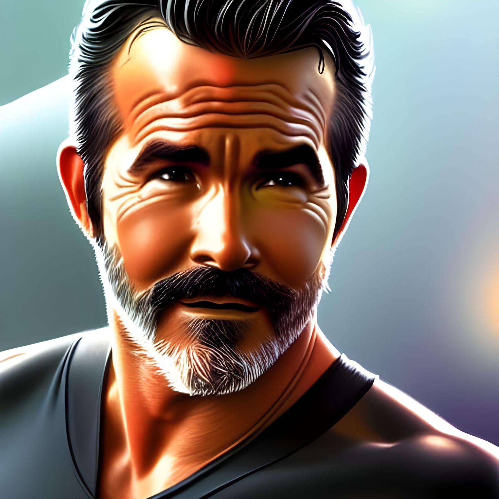 Two Handsome Men in Pixar-Inspired 3D Art