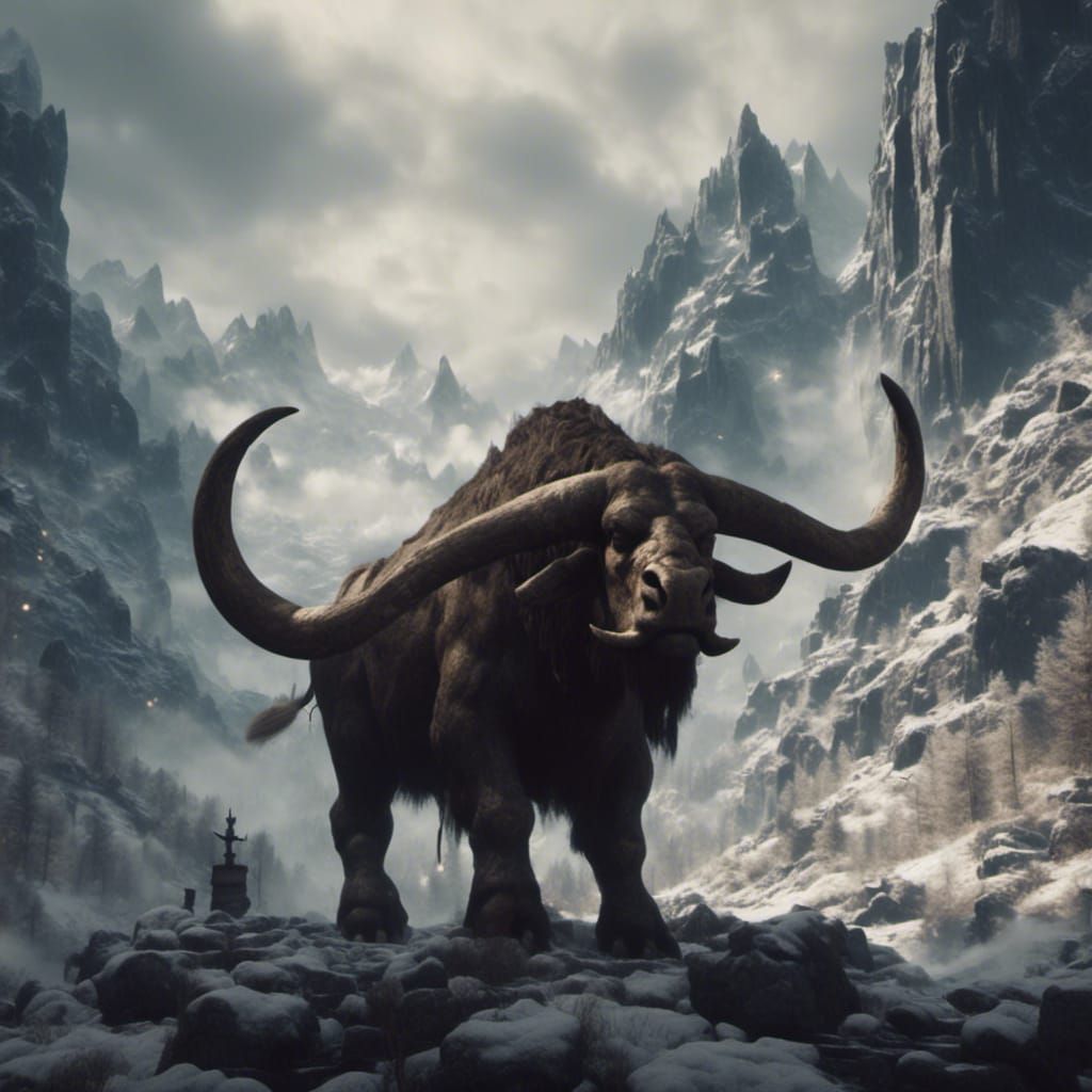 Minotaur in Mountain Valley