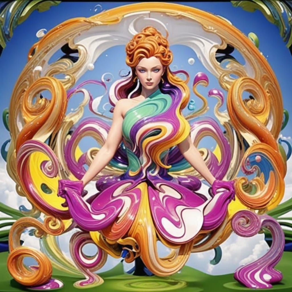 Twisted Fractal Forms in Cinematic 8K