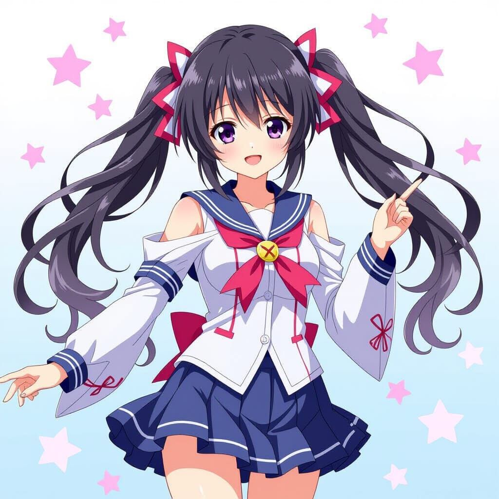 Anime Girl Illustration