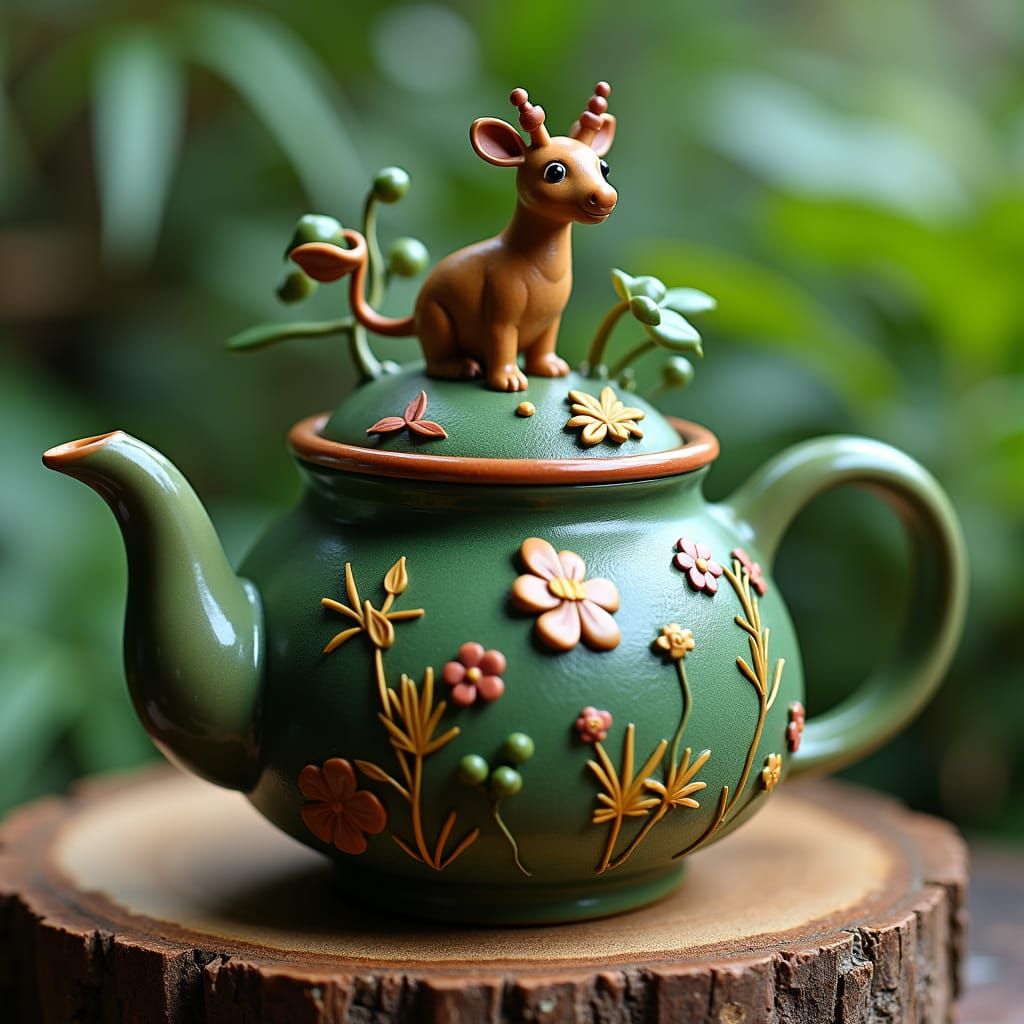 Jungle Tea Pot