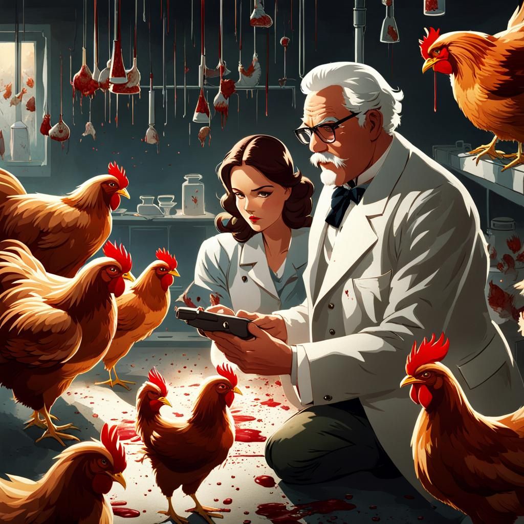 Disturbing Lab Experiment with Colonel Sanders