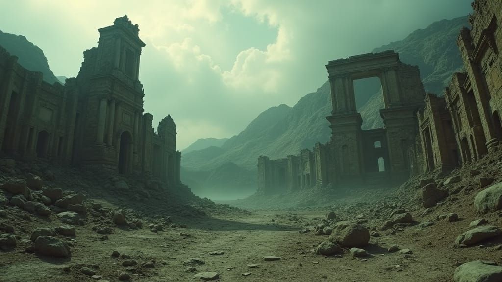 Ethereal Ruins Slumber in Crushing Desolation