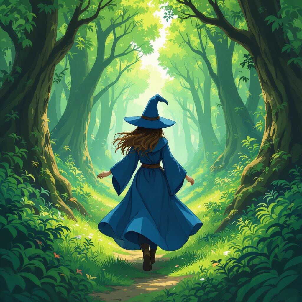 Mage's Escape: Whimsical Forest Adventure