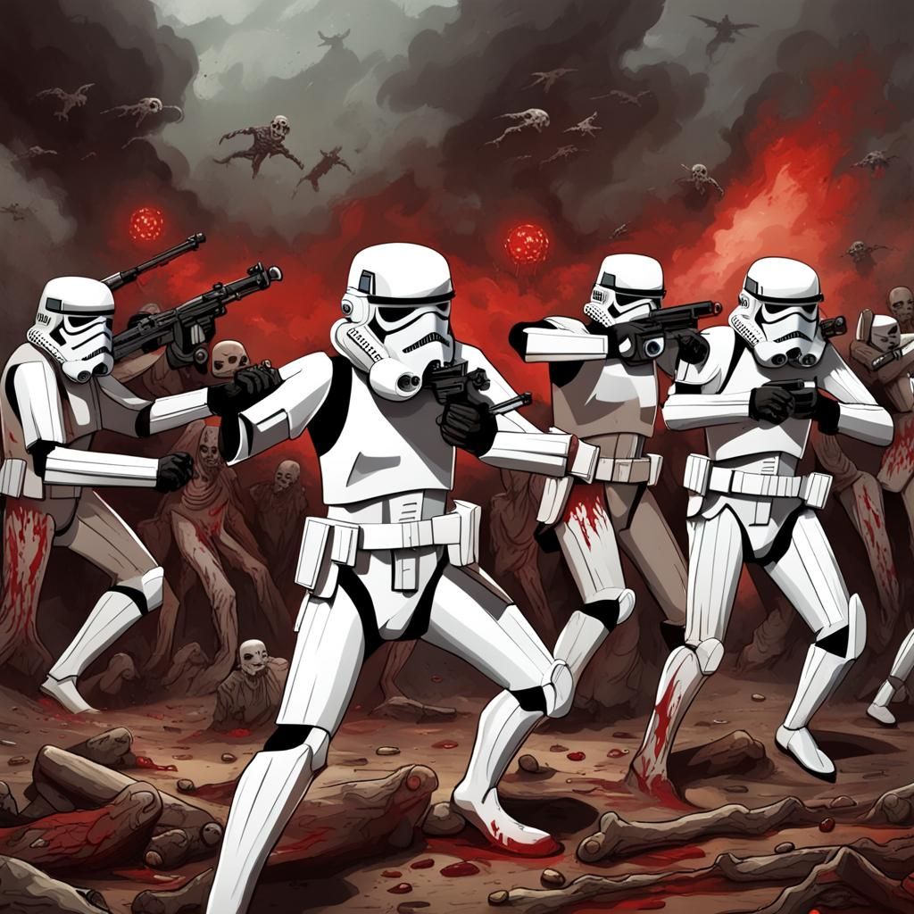 Stormtroopers in Zombie War
