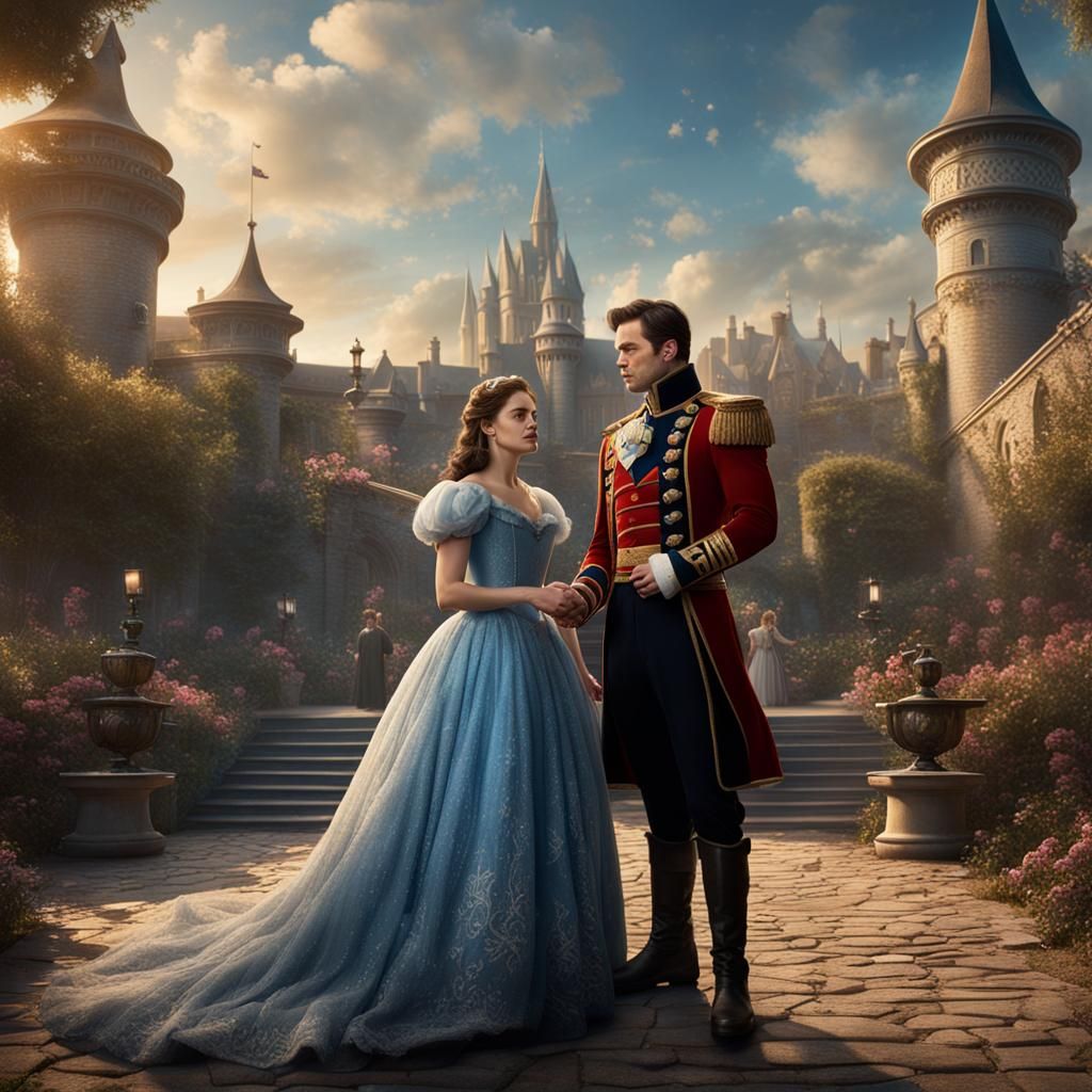Prince Charming and Cinderella Fantasy Art