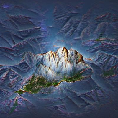 Majestic Mount Olympus: A Digital Painting