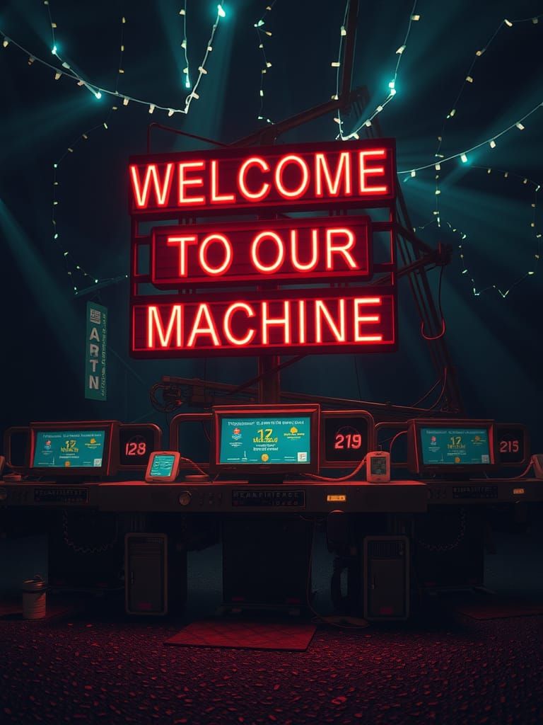 Surreal Dreamscape: Welcome to the Machine
