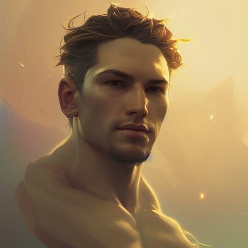 Apollo Portrait in Hyperdetailed Lighting