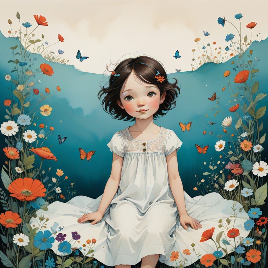 Whimsical Dreamer in Springtime