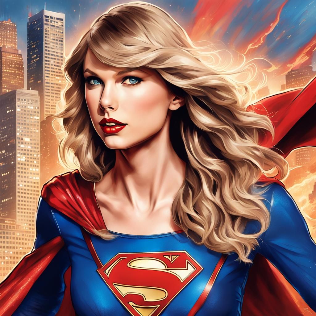 Supergirl Comic Book Art