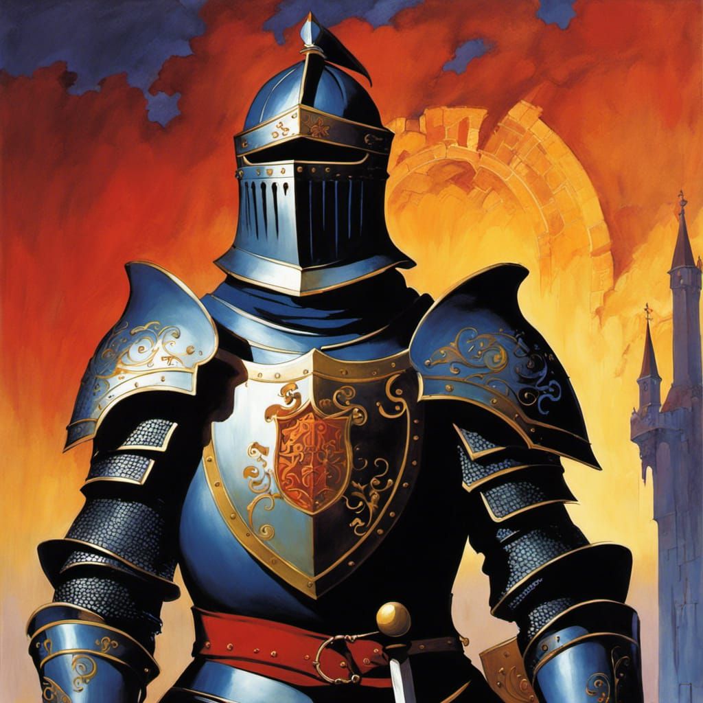 Medieval Knight with Intricate Details