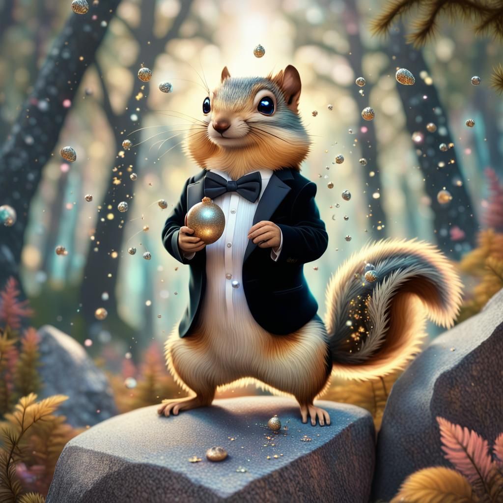 Chipmunk Celebration: Whimsical Forest Award Ceremony