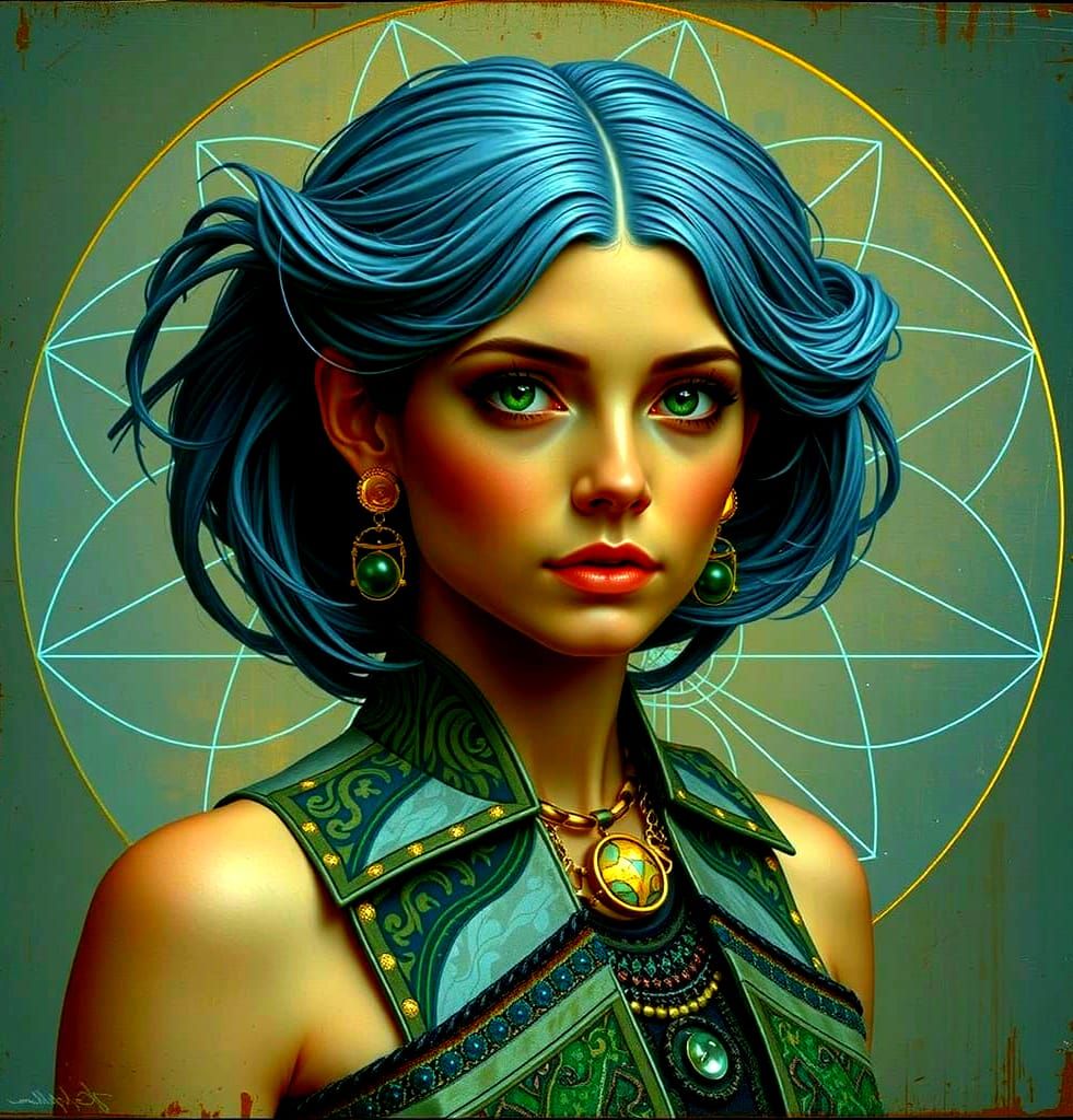 Vibrant Geometric Formations Emerge from Whimsical Landscape