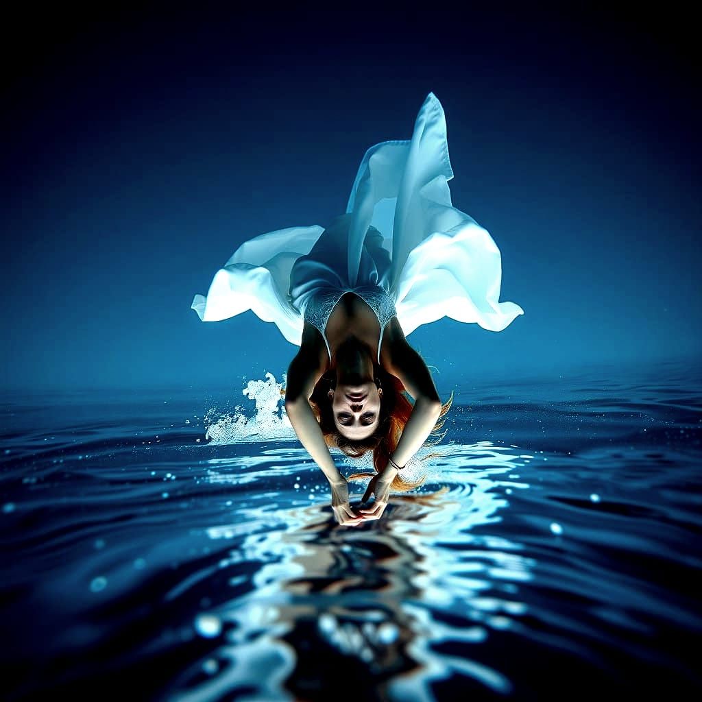 Diving Beauty in Crystal Clear Waters