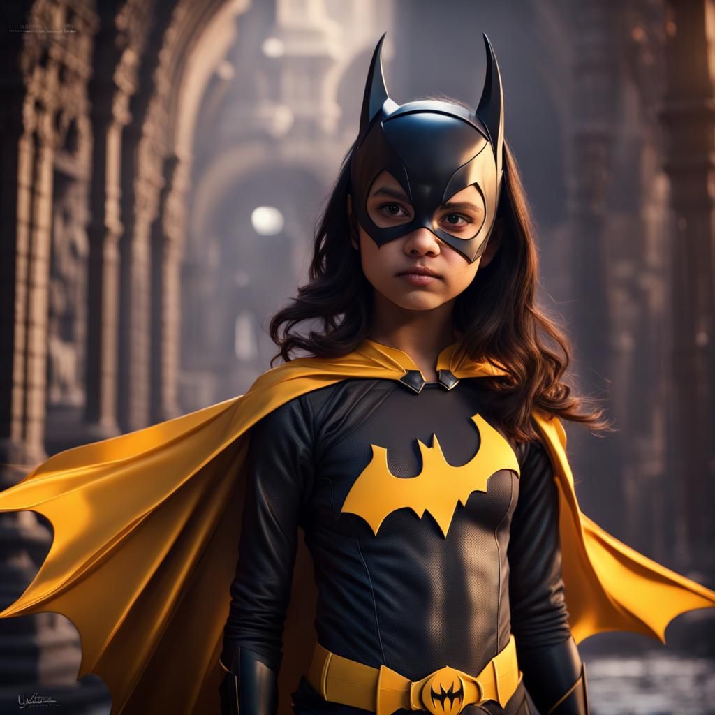 12 year old Indian girl cosplays as Batgirl
