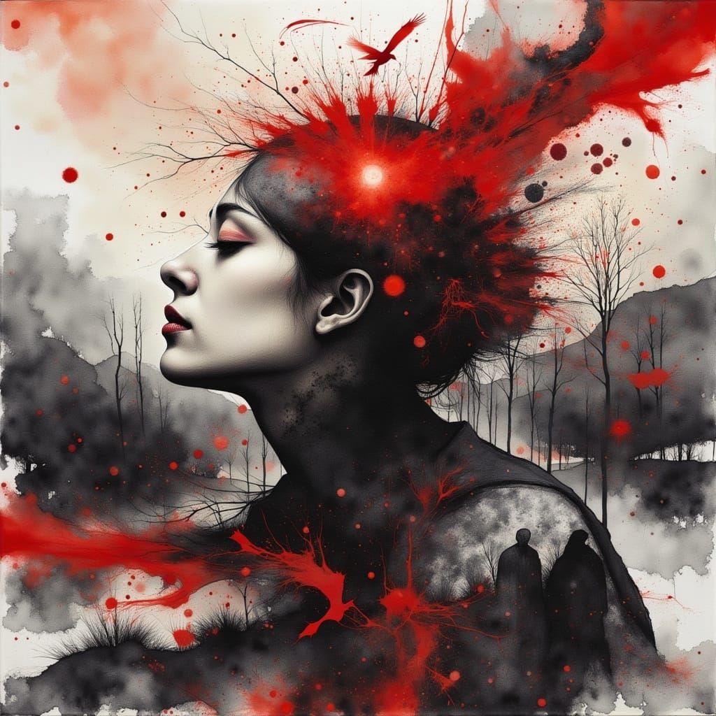 Mind's War: Expressionist Battlefield of the Mind