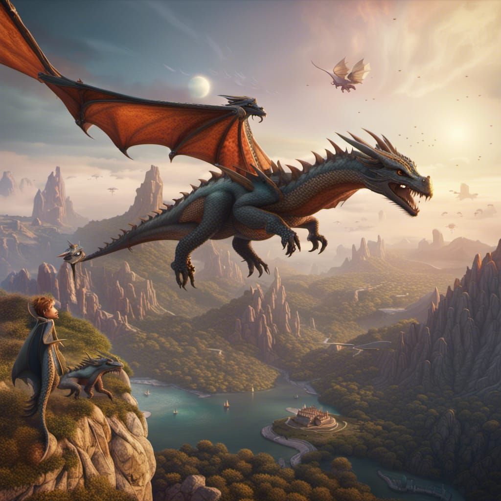 Dragons' First Flight: Fantasy Concept Art