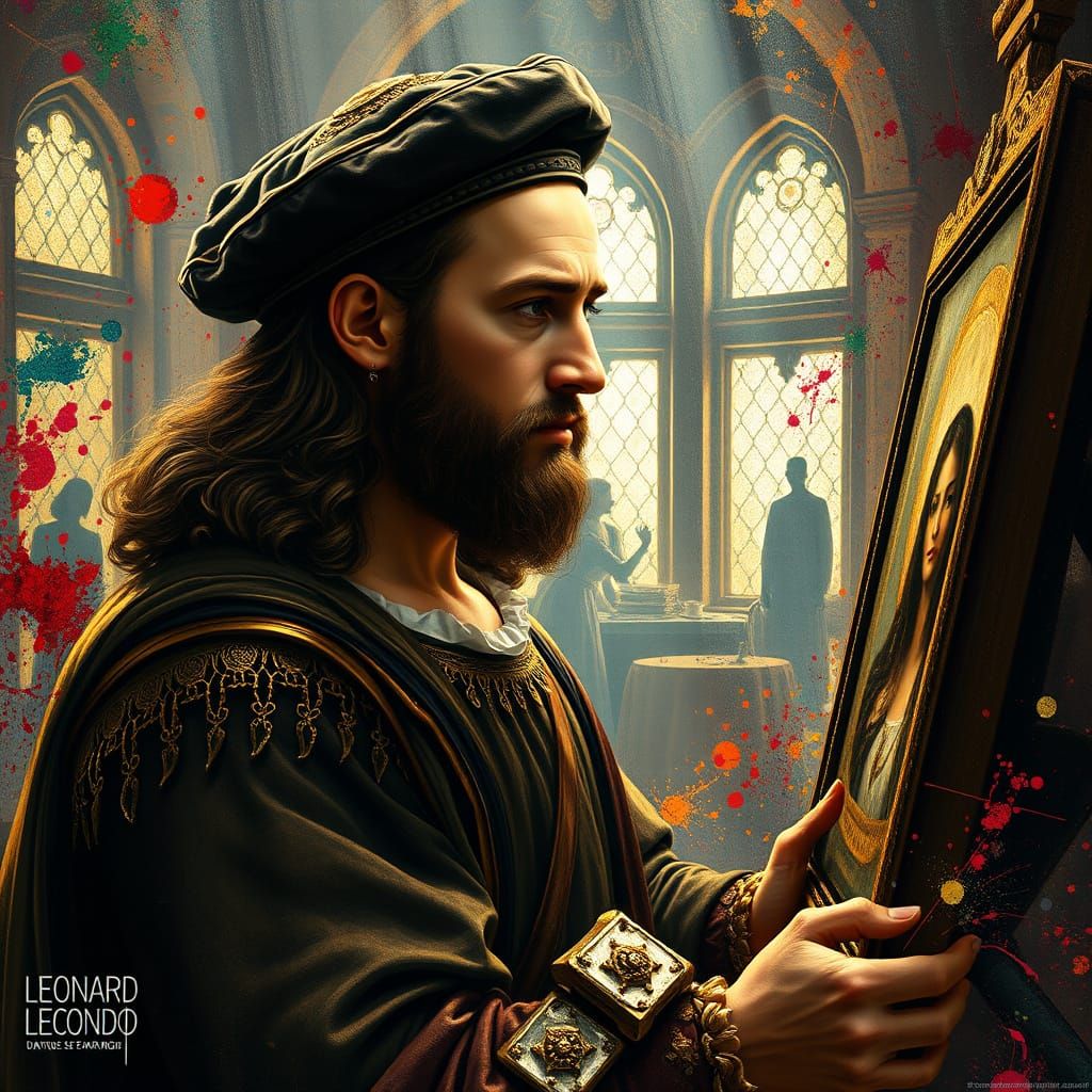 Leonardo Da Vinci in Creative Fervor