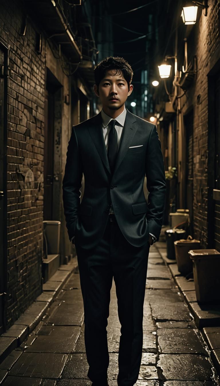 Song Joong Ki as Vincenzo in Dark Alley