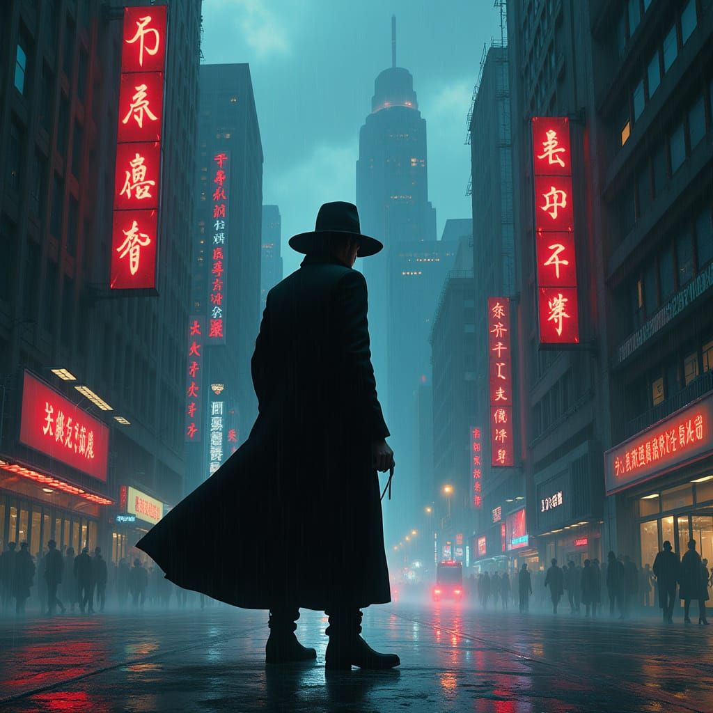 Gritty Cityscape Undercover Operation