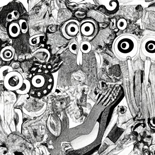 Surreal Moth Witch Fusion in Art Nouveau Style