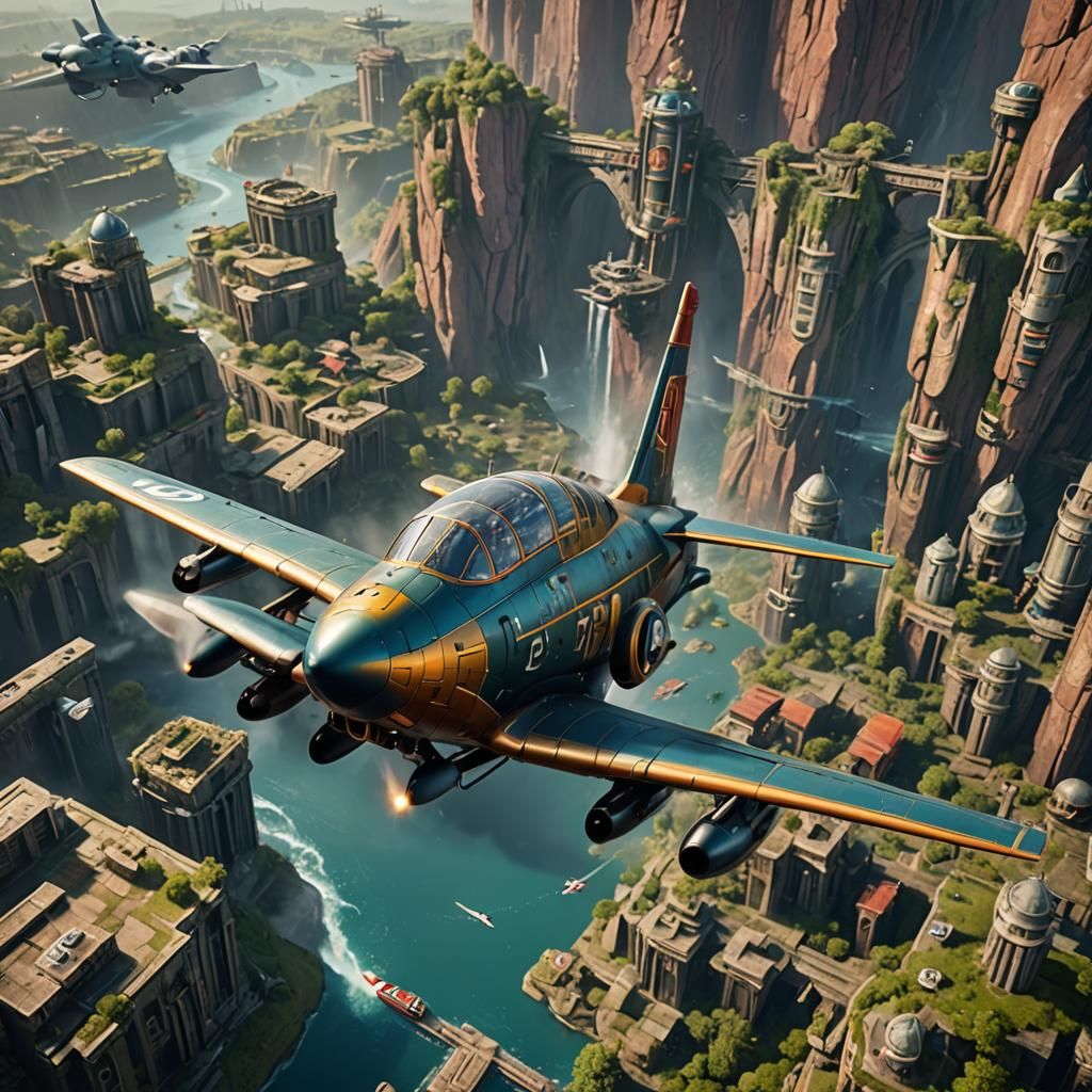 Fantastical Matte Painting in Deep Color