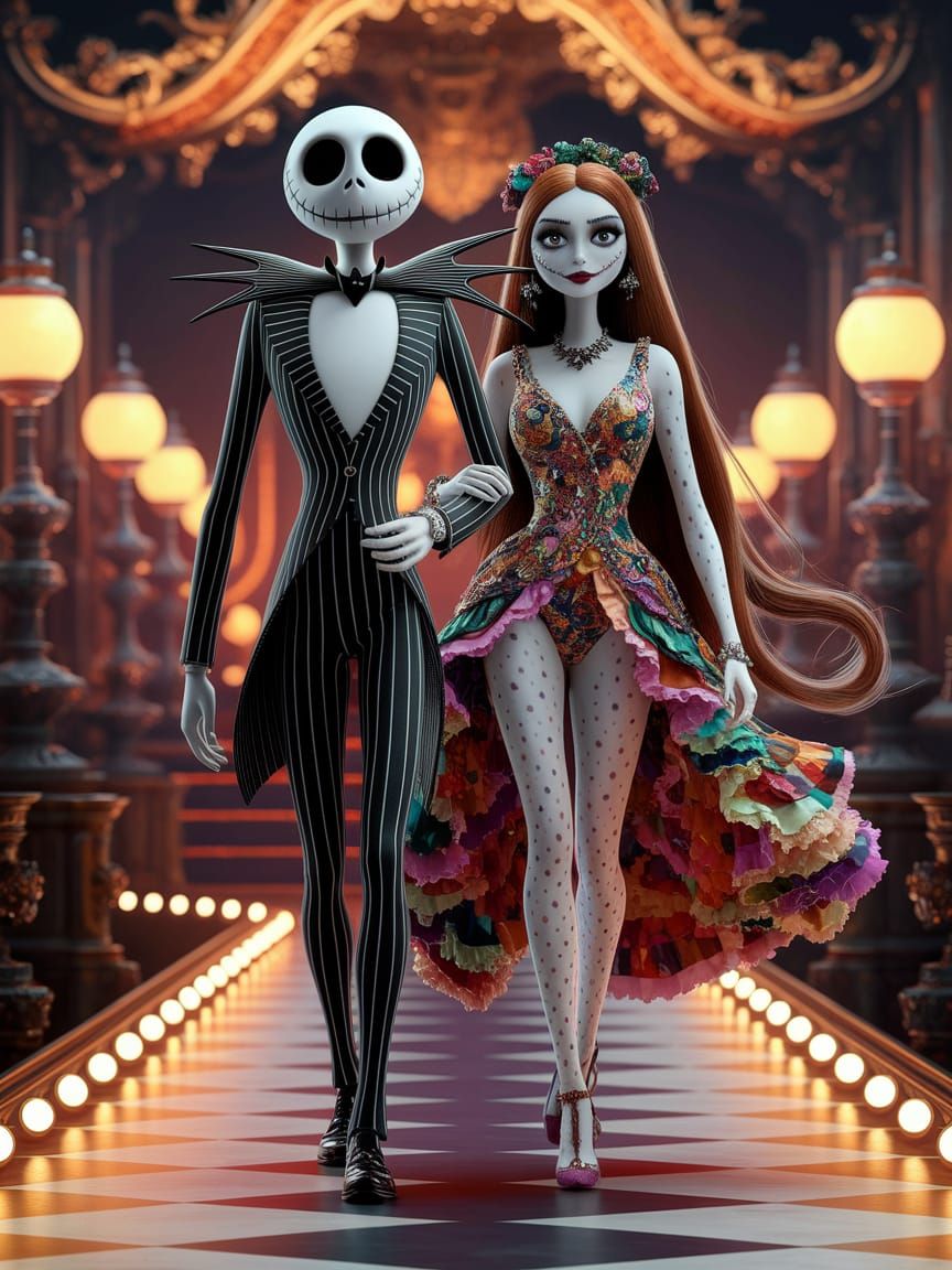 Jack and Sally on the runway