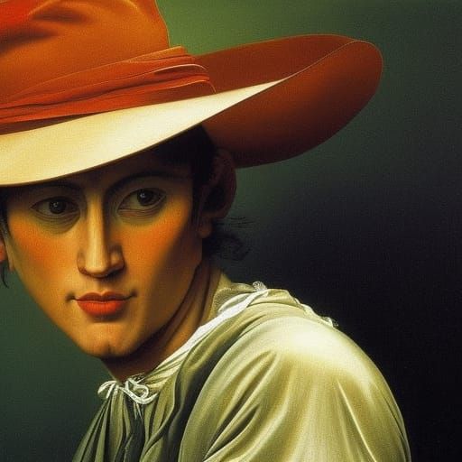 Hyperrealistic Color Portrait in Oils