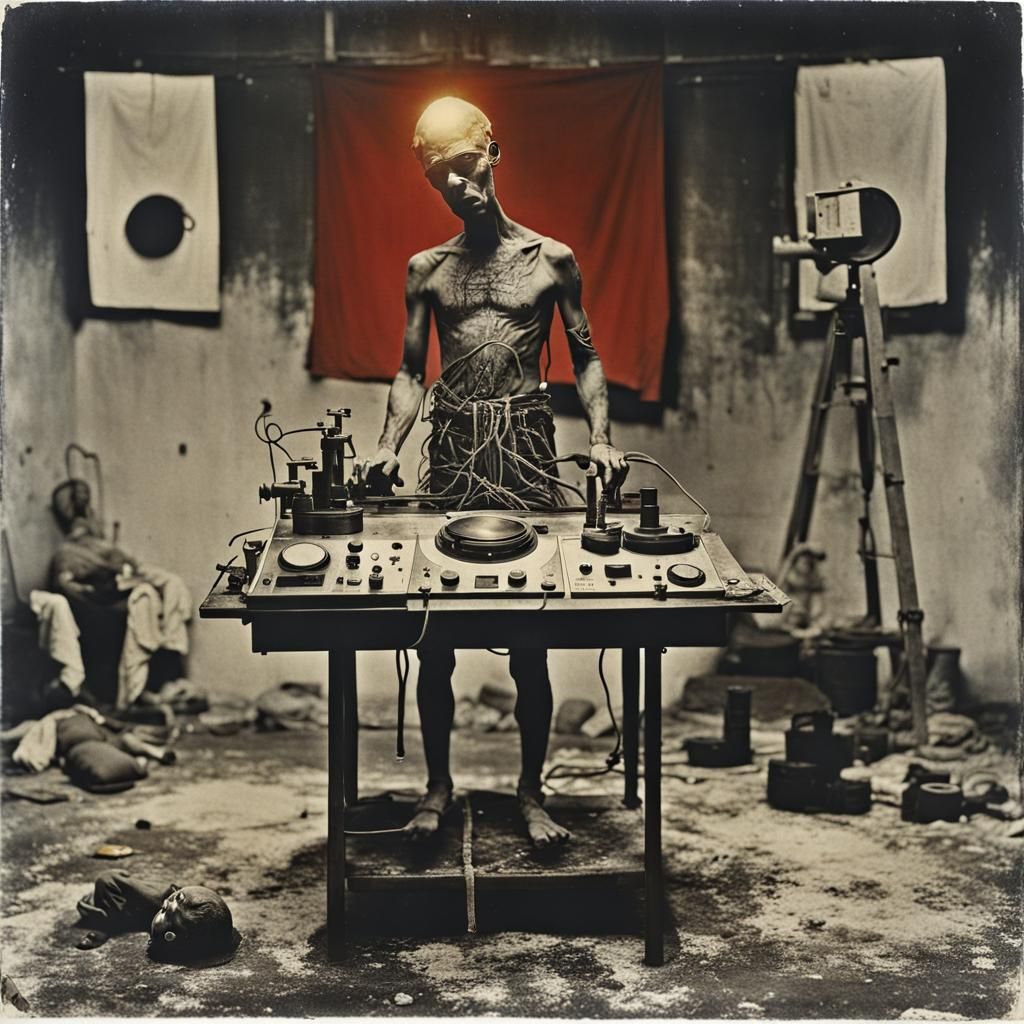 Ubu Roi Controls the Sun: Surreal Polaroid