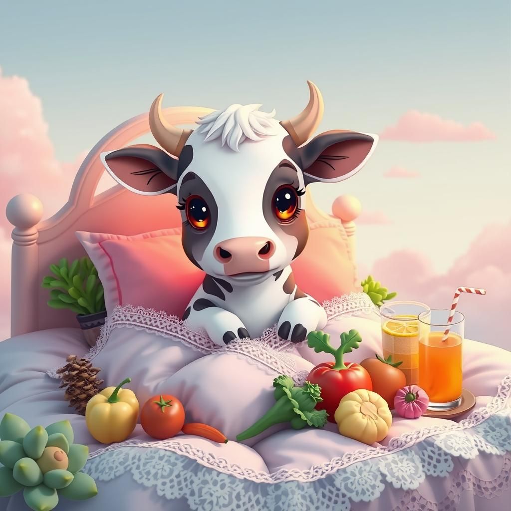 What do you get from a pampered cow?  🐮🐮🐮