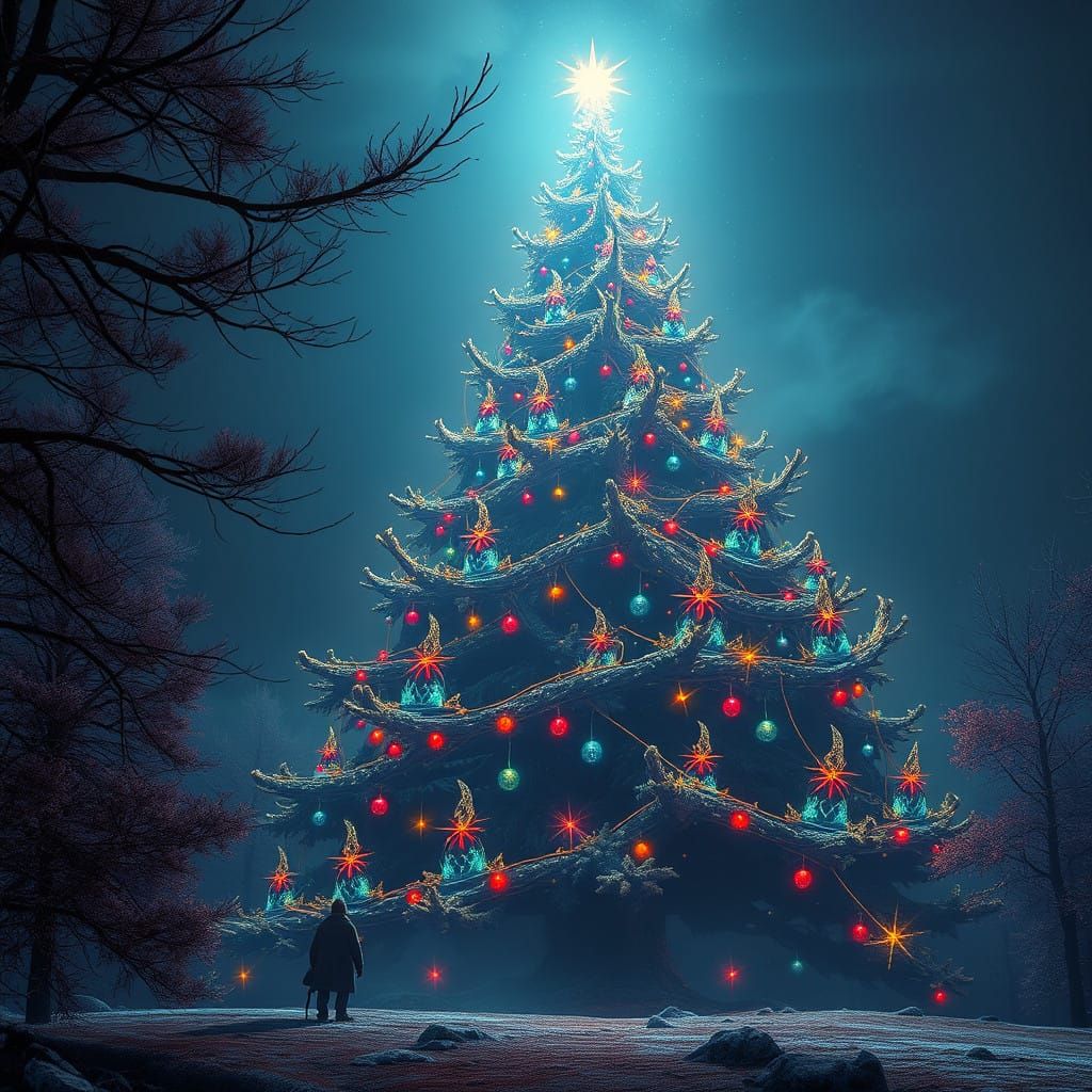 Fantastical Christmas Tree Concept Art