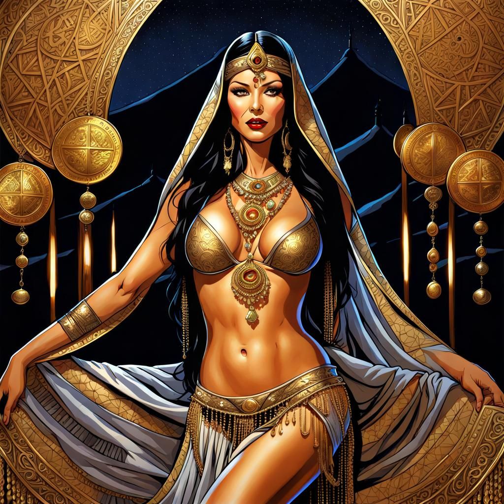 Catherine Zeta Jones as Fantasy Belly Dancer