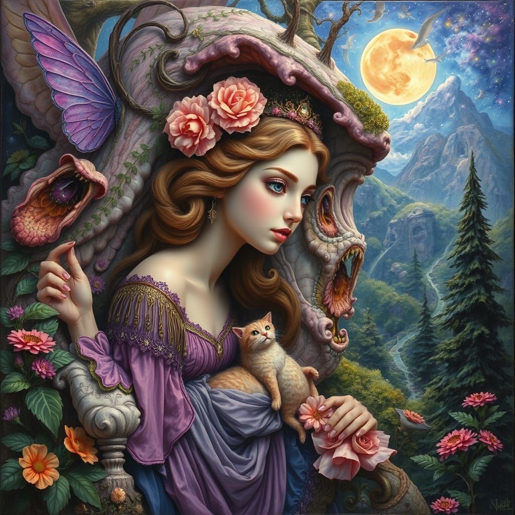 Fantasy World Inspired By Josephine Wall