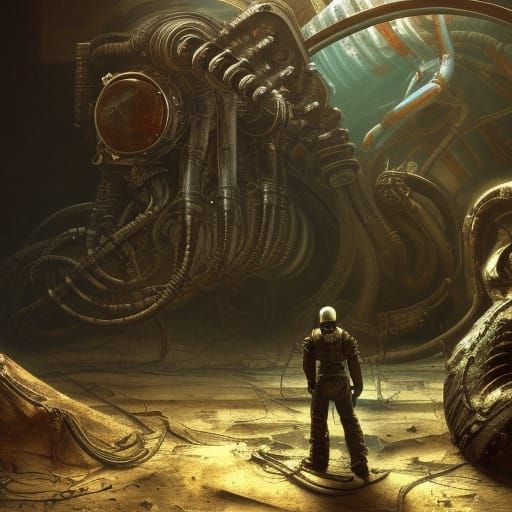 Fallout-Inspired Cinematic Video Game Screenshot