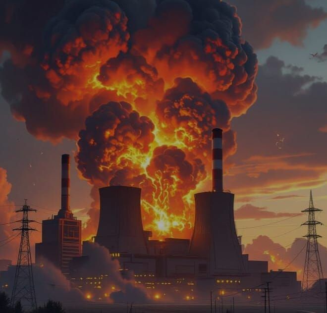Nuclear Explosion at Power Plant