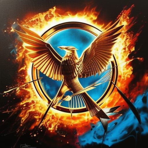 Colorful Graffiti Art Inspired by the Hunger Games