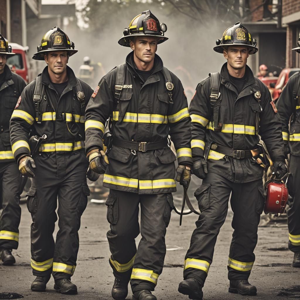 handsome firefighters
