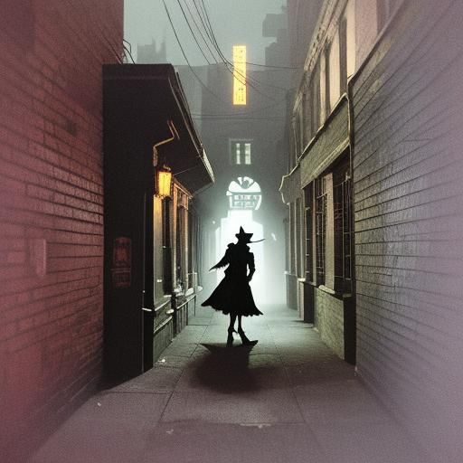 Joker and Harley Quinn in Dark Film Noir Gotham