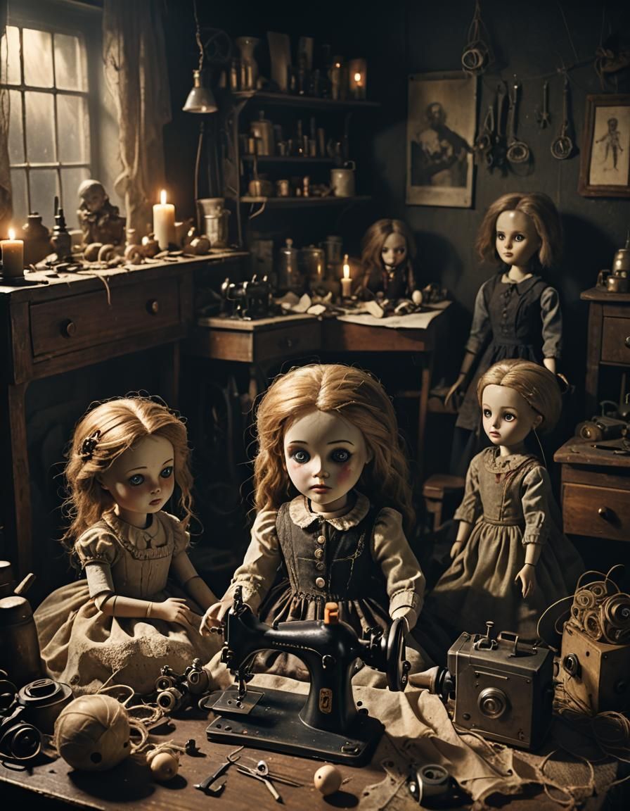 Eerie Doll Workshop in Dark Fantasy Style