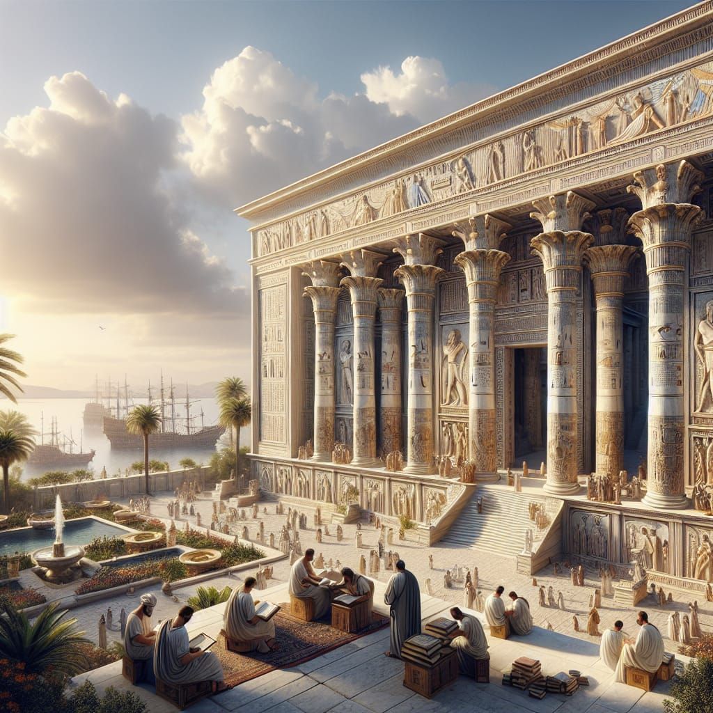 Library of Alexandria in its Prime