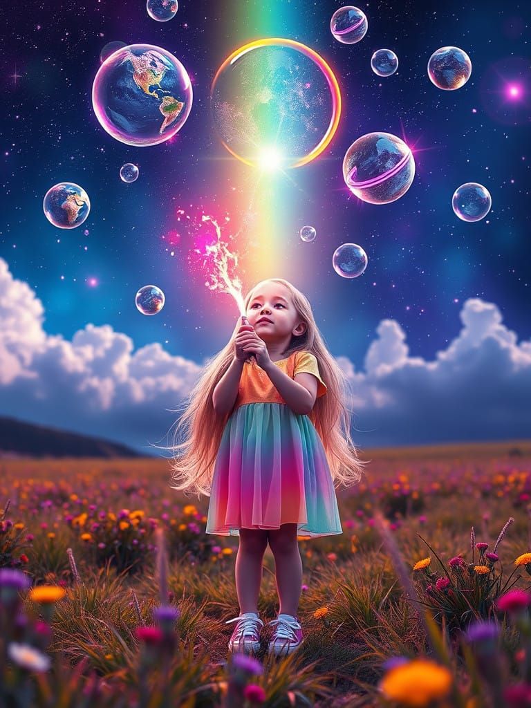 Cosmic Wonder: A Little Girl's Magical Universe