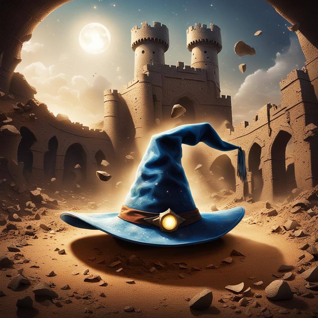 Magical Portal in Forgotten Wizard Hat